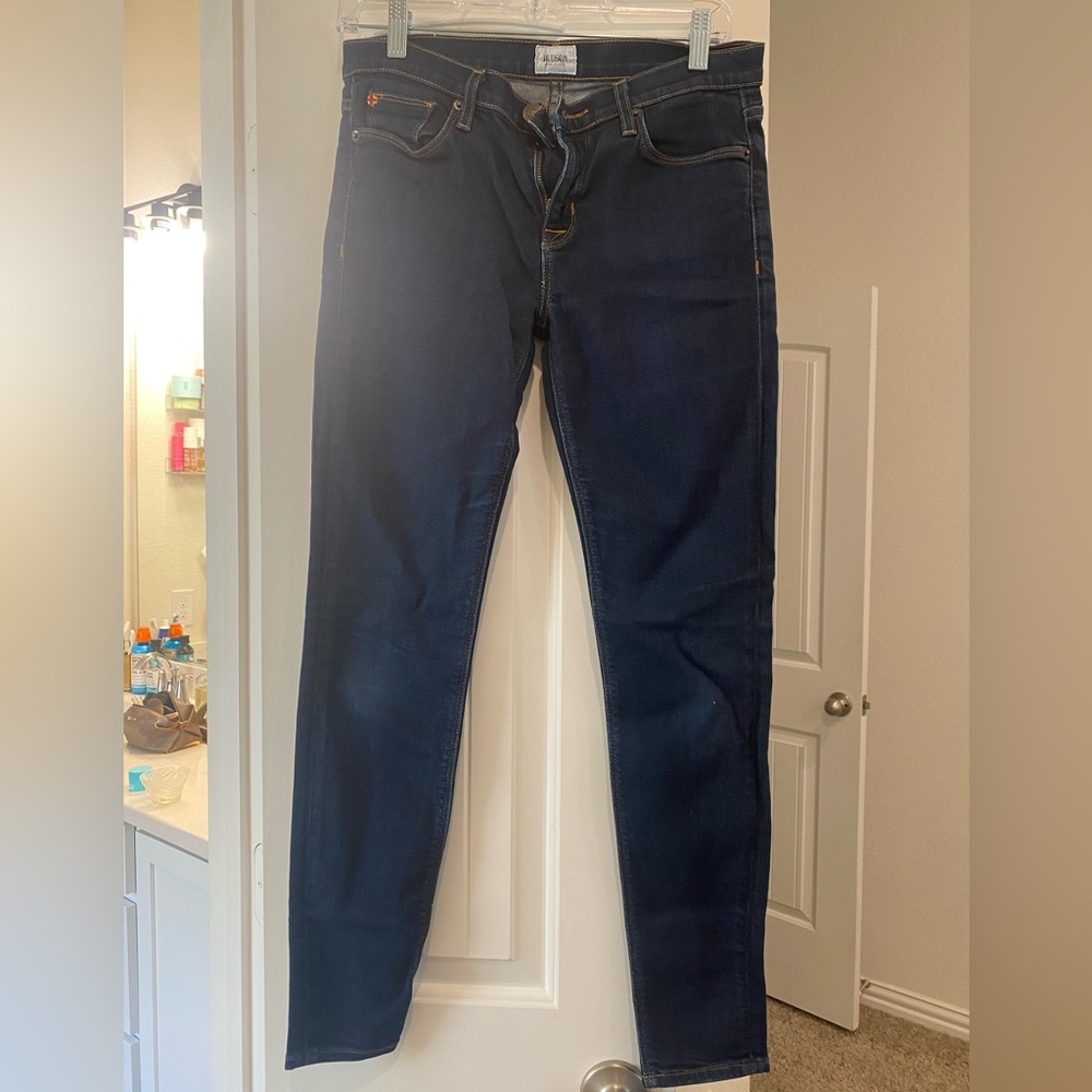 Hudson Dark Skinny Jeans Sz 27